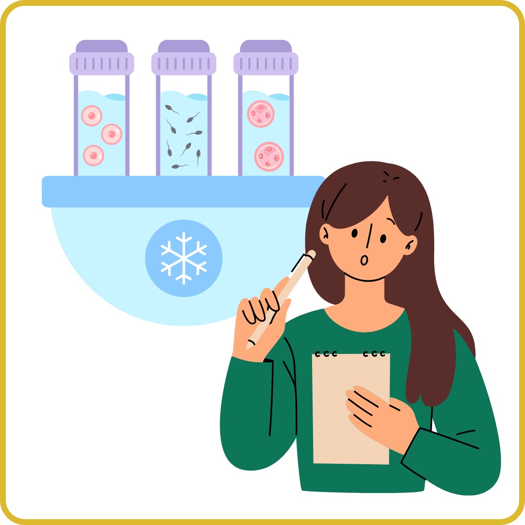A woman considering long term egg freezing to preserve her fertility