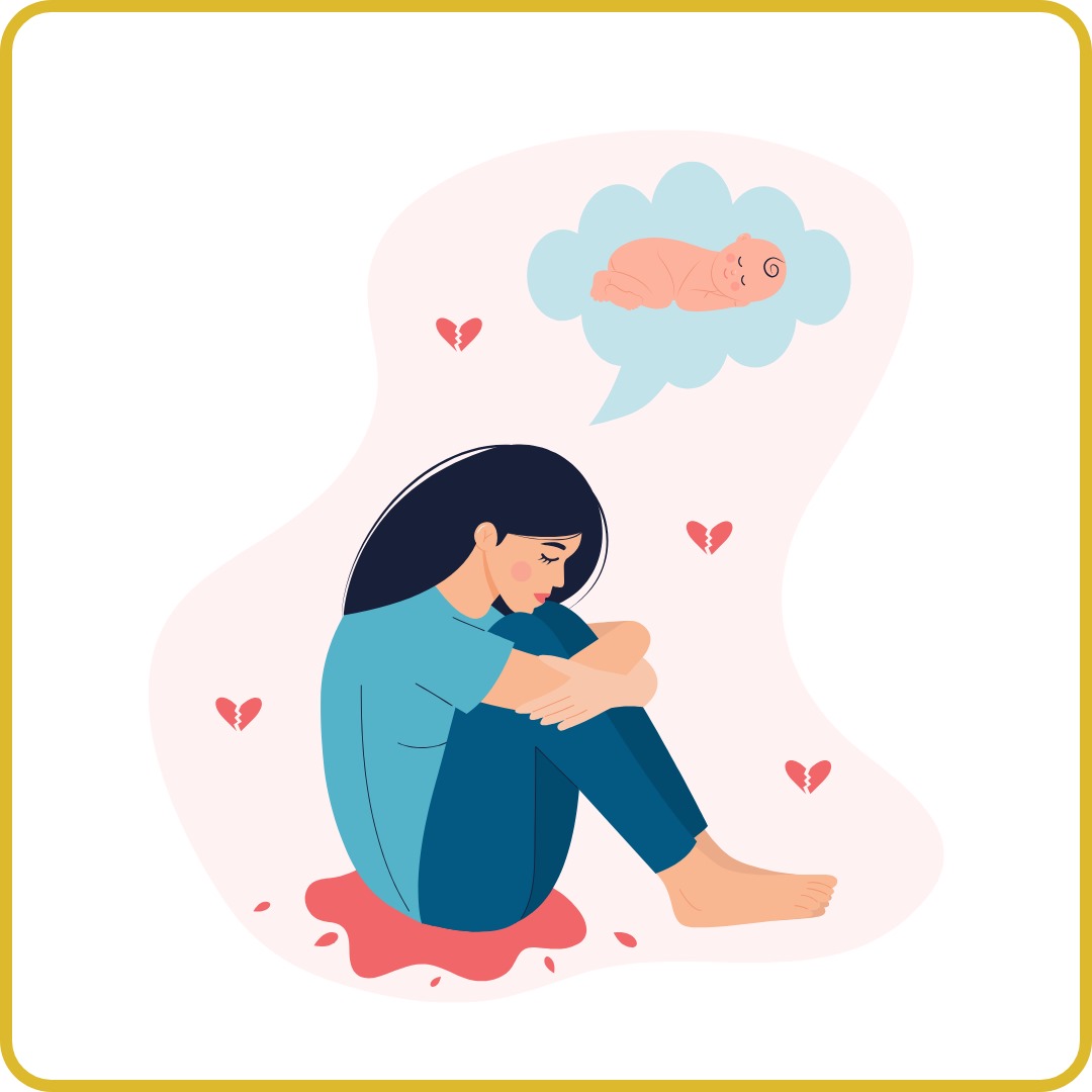 A sad woman who has had recurrent implantation failures